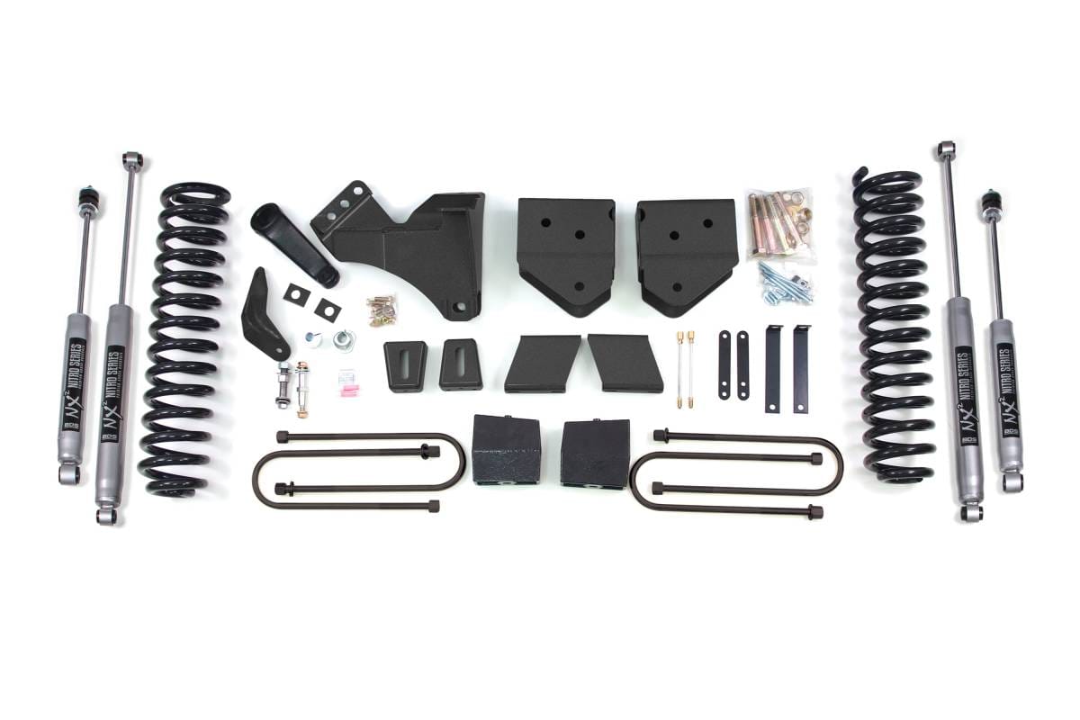 6 Inch Lift Kit | Ford F250/F350 Super Duty (2005-2007) 4WD Diesel | 5 Inch Block Kit With Overload | NX2 Nitro Series | BDS Suspension