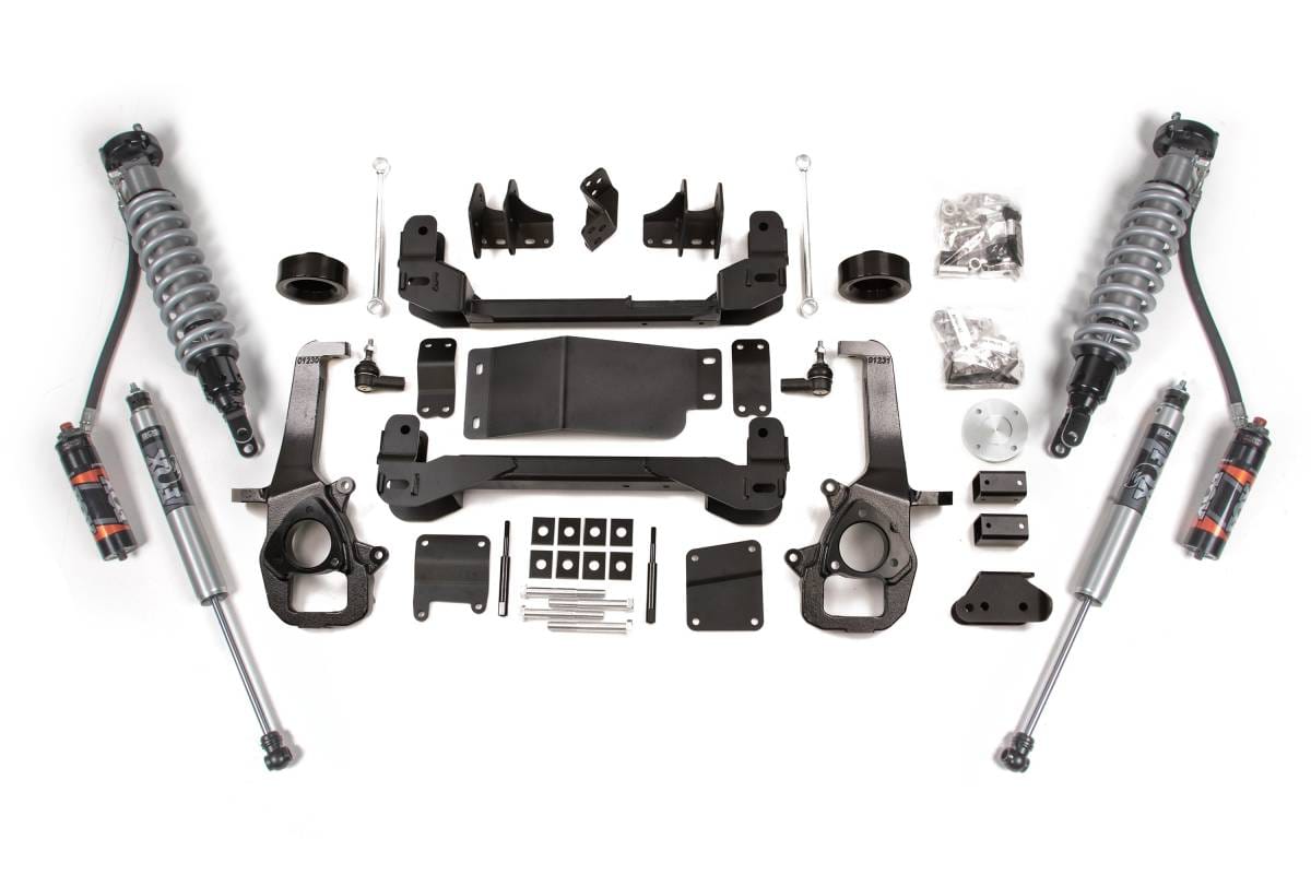 4 Inch Lift Kit | Ram 1500 4WD (2013-2018) & Classic (2019-2024) | 2" Coil Spacer | FOX 2.5 Performance Elite Rear Shocks | BDS Suspension