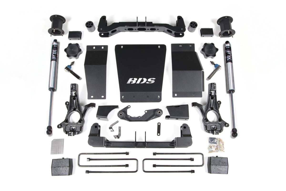 4.5 Inch Lift Kit | 2014-2018 Chevy Silverado & GMC Sierra 1500 4WD | 3" Block | NX2 Nitro | Cast Steel Control Arms | BDS Suspension