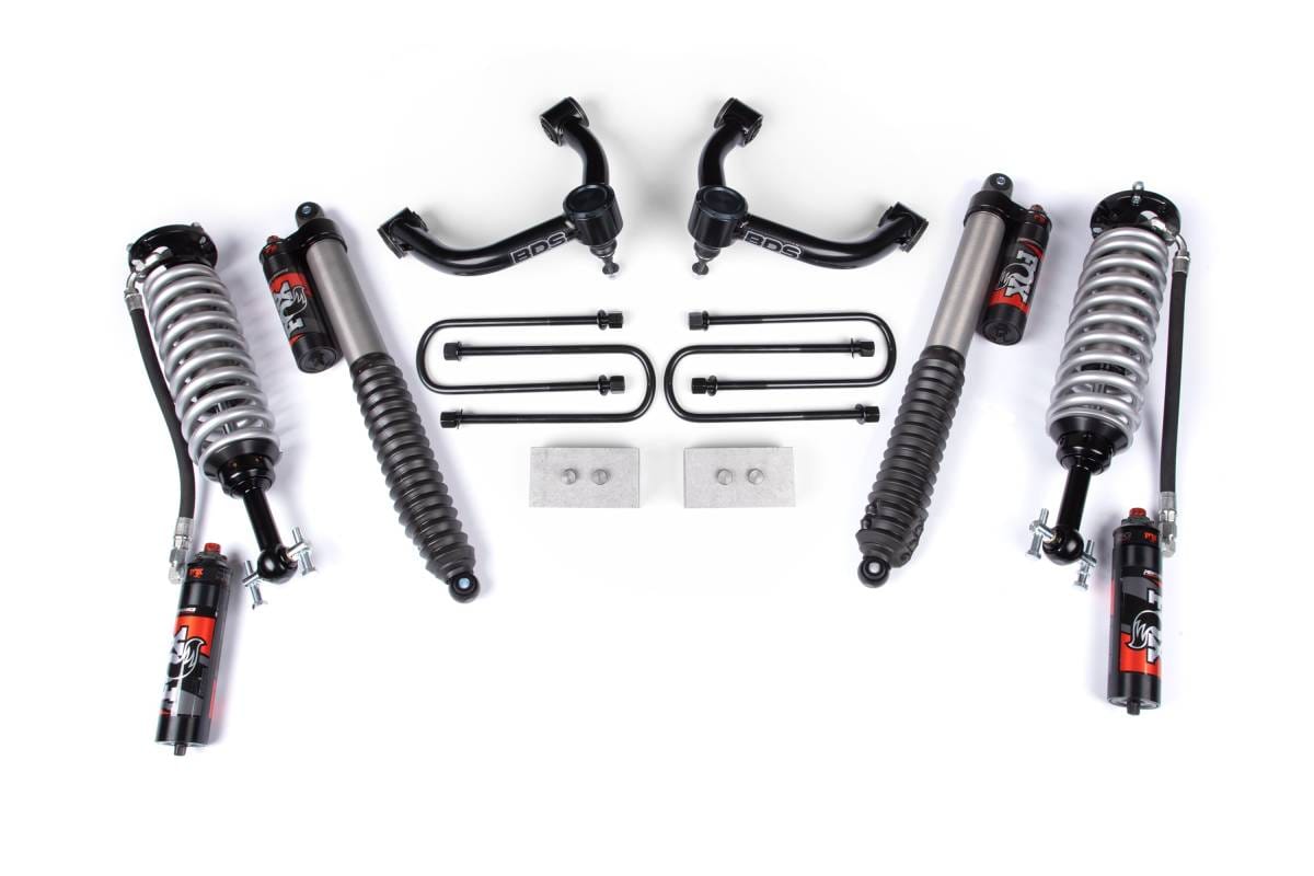 3 Inch Lift Kit | FOX 2.5 Performance Elite Front / FOX 2.0 Performance Series Rear | Ford F-150 4WD (2021-2026) | BDS Suspension