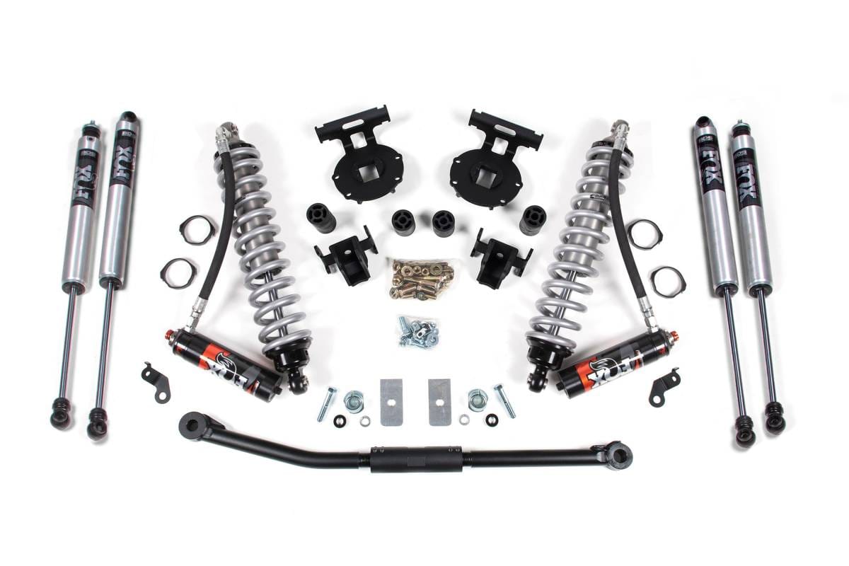 2.5 Inch Lift Kit | FOX 2.5 Performance Elite Coil-Over Conversion | 2011-2016 Ford F250/F350 Super Duty 4WD Diesel | 5 Inch Rear Block Kit | BDS Suspension