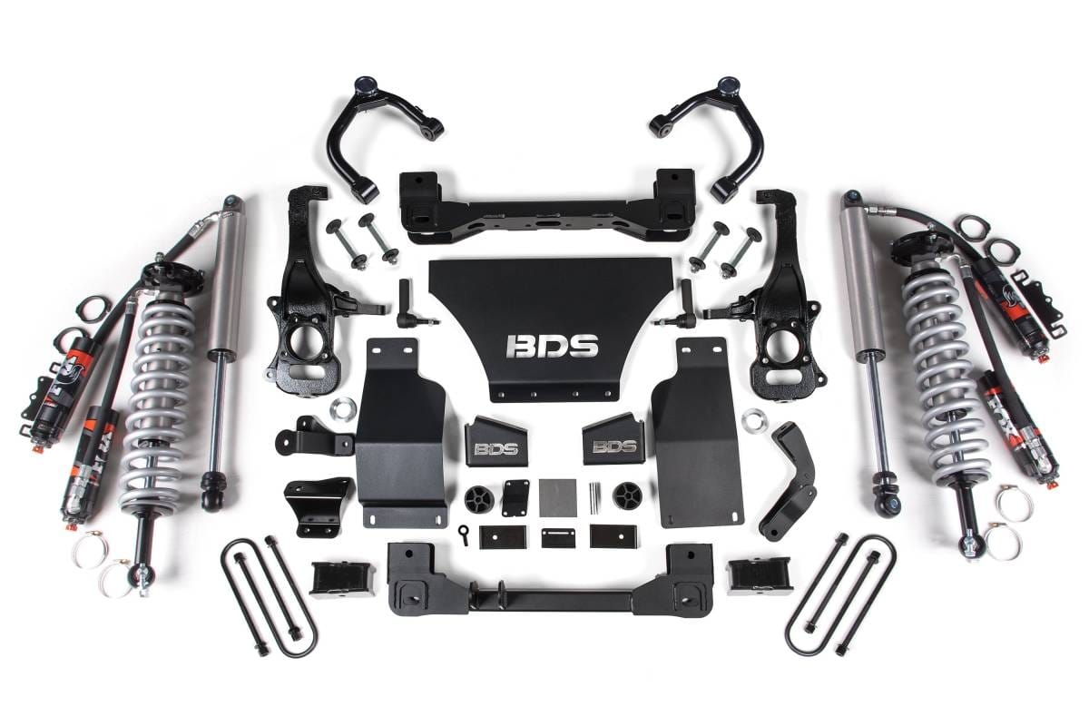 2.5 Inch Lift Kit | FOX 2.5 Performance Elite Coil-Over & Rear Shocks | Chevy Trail Boss / GMC AT4 1500 (2025-2026) 4WD Gas | BDS Suspension