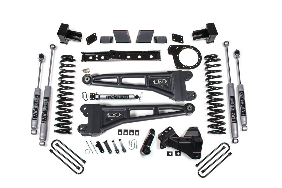 7 Inch Lift Kit w/ Radius Arms | Ford F350 Super Duty DRW 4WD Diesel (2023-2026) | NX2 Nitro Series Shocks | BDS Suspension