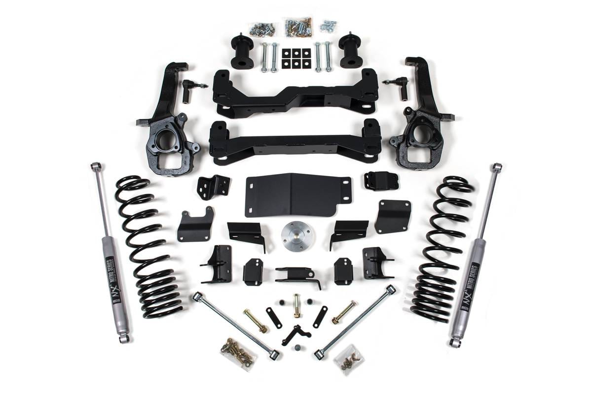 4 Inch Lift Kit | Ram 1500 (2019-2024) 4WD | NX2 Nitro Series | Large Bore Knuckles | BDS Suspension