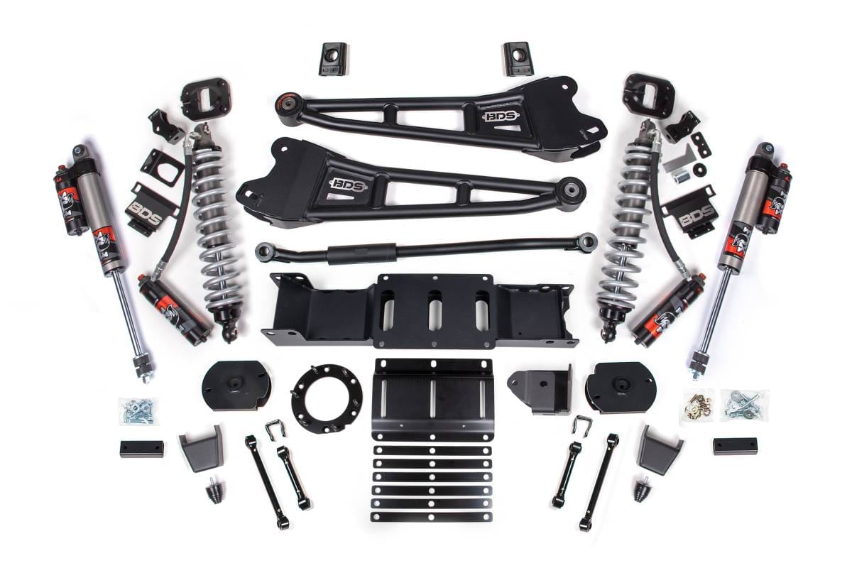 3 Inch Lift Kit w/ Radius Arm | FOX 2.5 Coil-Over Conversion Performance Elite | Ram 2500 (2019-2024) 4WD Diesel | Rubber Bump Stop | BDS Suspension