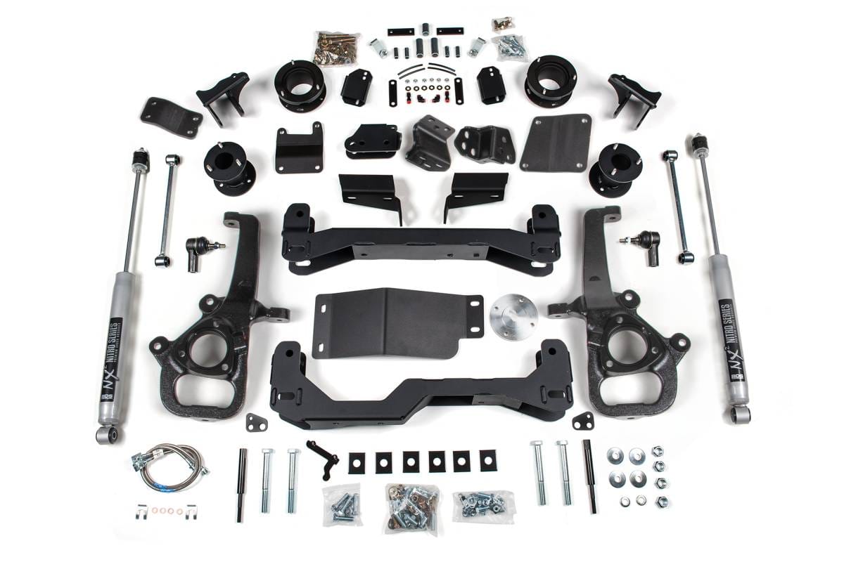 4 Inch Lift Kit | Ram 1500 w/ Air Ride (2025-2026) 4WD | NX2 Nitro Series | Standard Knuckle | BDS Suspension
