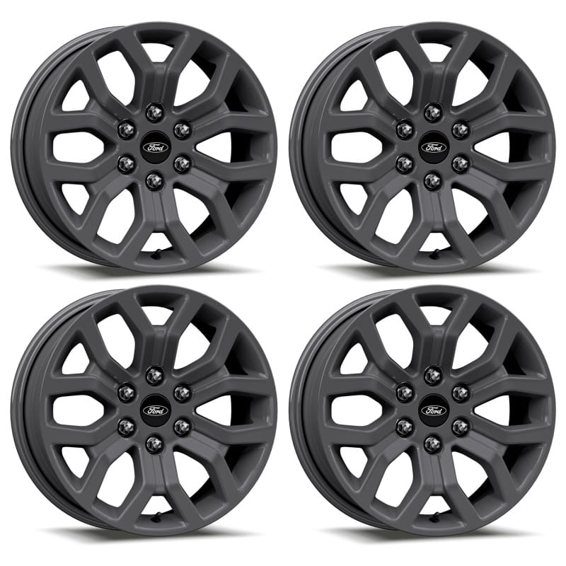 Ford Racing 2024 F-150 18x7.5in Wheel Kit - Matte Gray