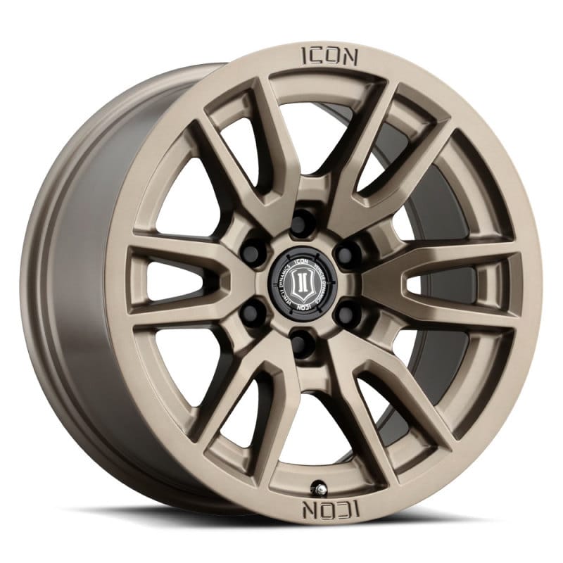 ICON Vector 6 17x8.5 6x135 6mm Offset 5in BS 87.1mm Bore Bronze Wheel