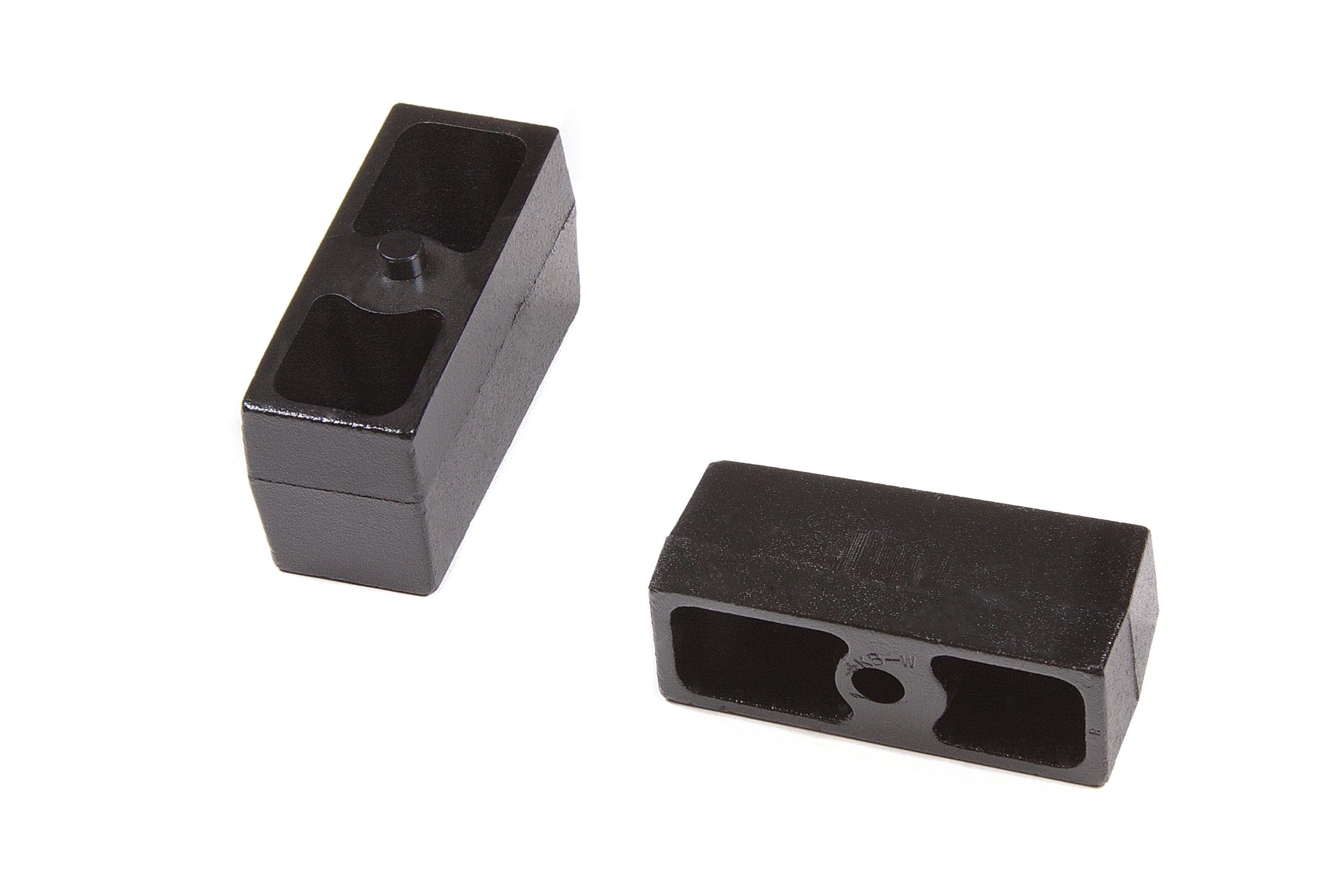 Rear Lift Blocks | 2 Inch Lift | 3/4 Inch Pin | Cast Iron | Universal Fitment | BDS Suspension
