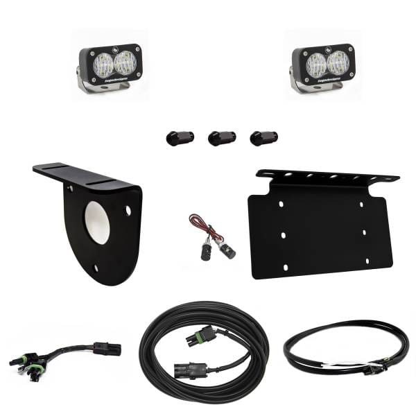 Baja Designs 2021+ Ford Bronco Dual S2 Sport W/C Reverse Kit w/Lic Plate w/Upfitter