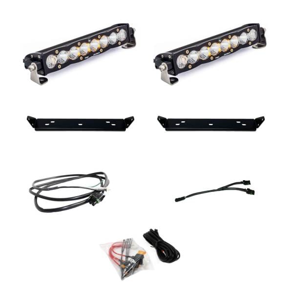 Baja Designs 2021+ Ford Raptor S8 Behind Grill Kit -10in. Clear D/C