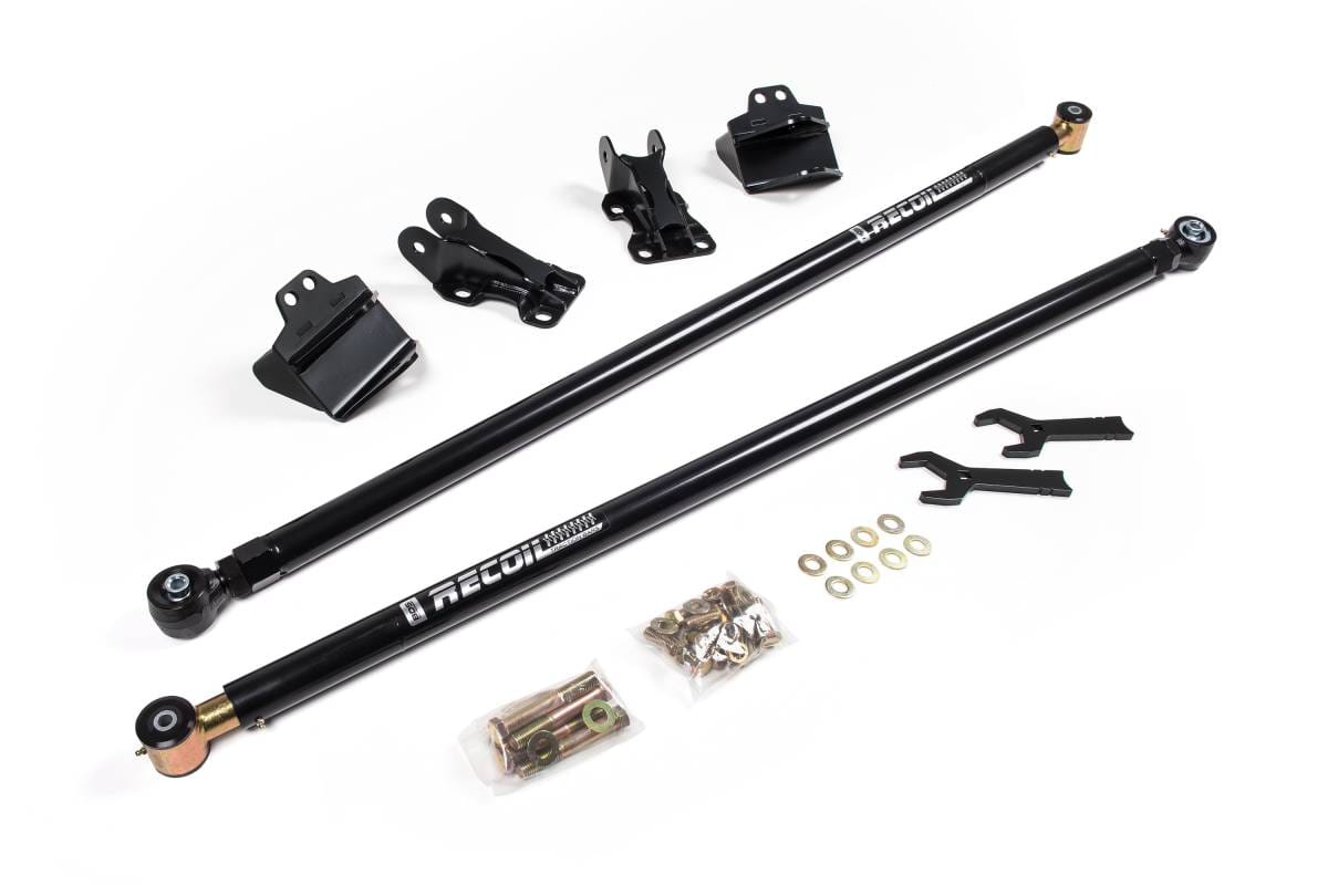 Recoil Traction Bar Kit | 2001-2010 Chevy Silverado / GMC Sierra 2500HD 3500HD | BDS Suspension