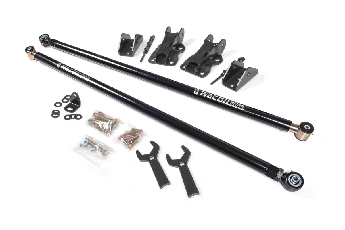 Recoil Traction Bar Kit | 2017-2026 Ford F250/F350 Super Duty 4WD | 3.5–4 in Axle | BDS Suspension