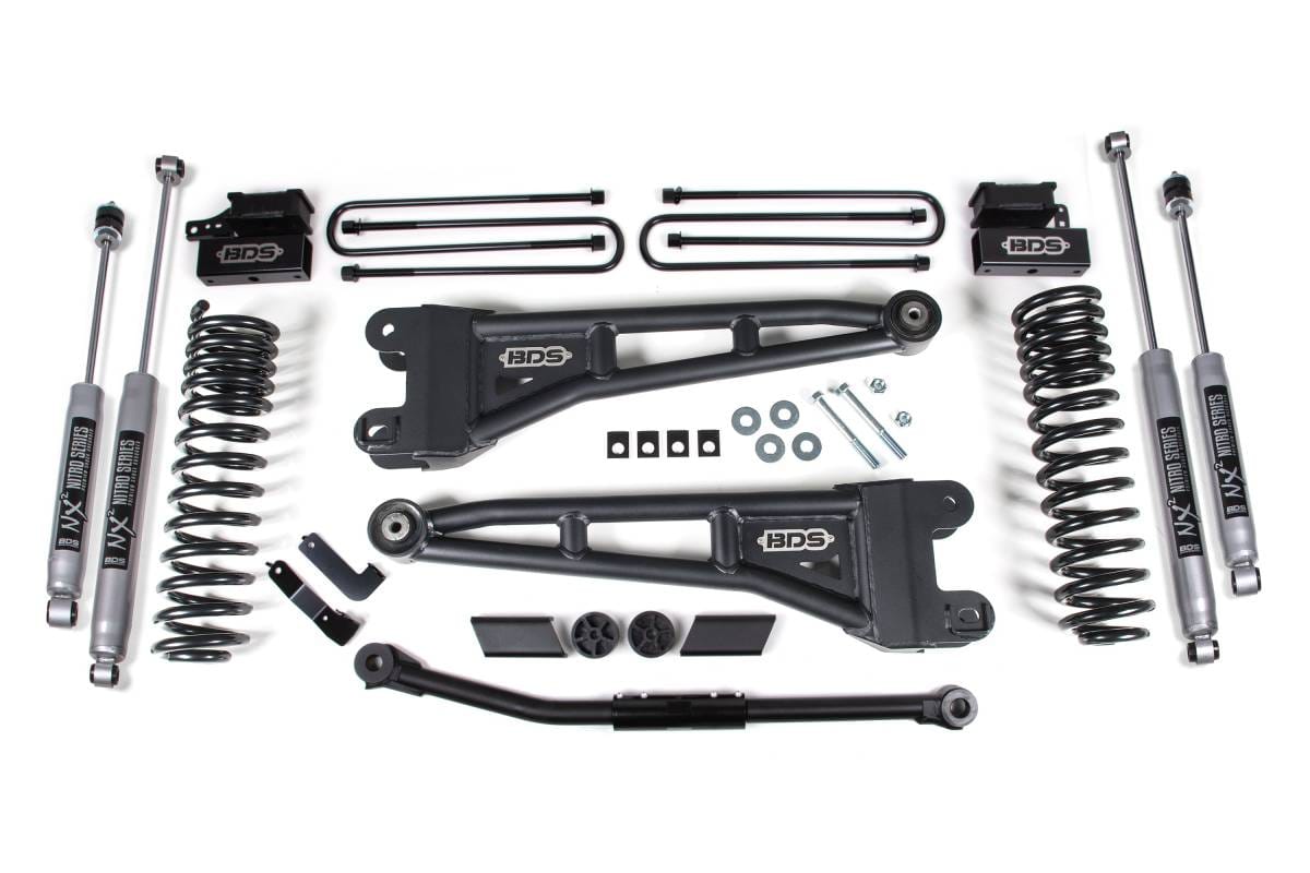 2.5 Inch Lift Kit w/ Radius Arm | Ford F450 Super Duty (2020-2022) 4WD | w/ NX2 Nitro Series Shocks | BDS Suspension