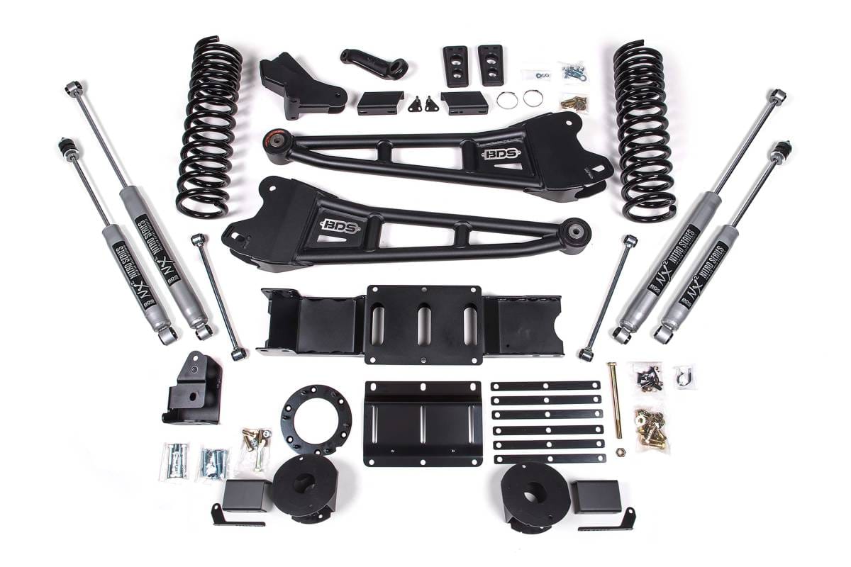 6 Inch Radius Arm Lift Kit | Ram 2500 Diesel w/ Rear Air Ride (2019-2024) 4WD | FOX 2.0 Performance Series Shocks | BDS Suspension