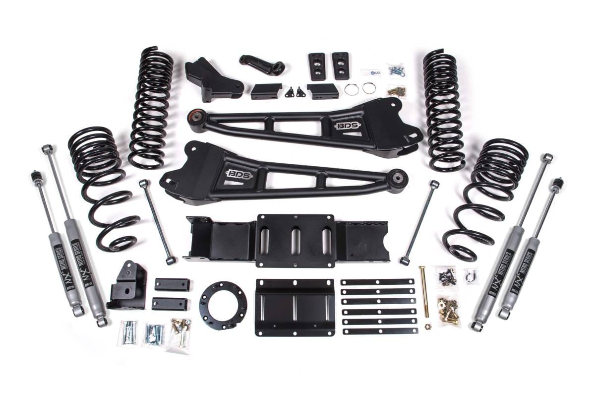 4 Inch Lift Kit w/ Radius Arms | Ram 2500 (2019-2024) 4WD Diesel | NX2 Nitro Series Shocks | BDS Suspension