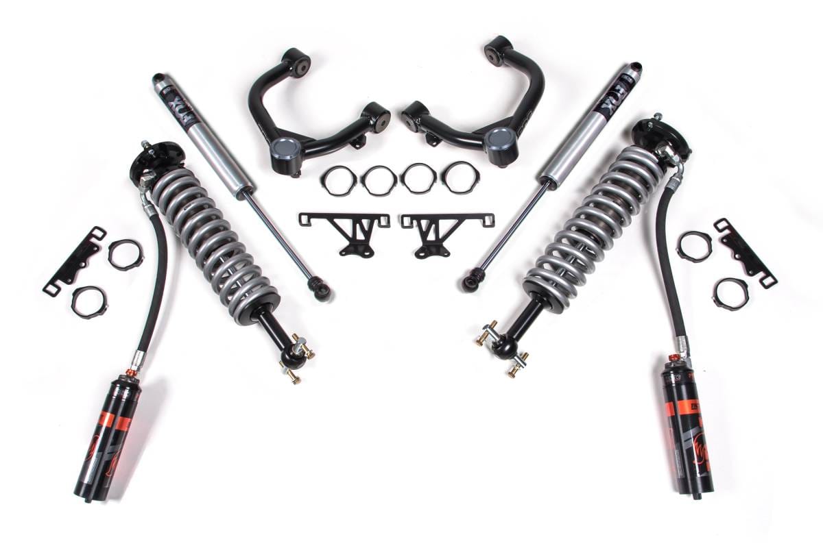 2 Inch Leveling Kit | FOX 2.5 Coilover & FOX 2.0 Performance Series Rear | Chevy Silverado / GMC Sierra 1500 (2019-2026) 4WD | BDS Suspension