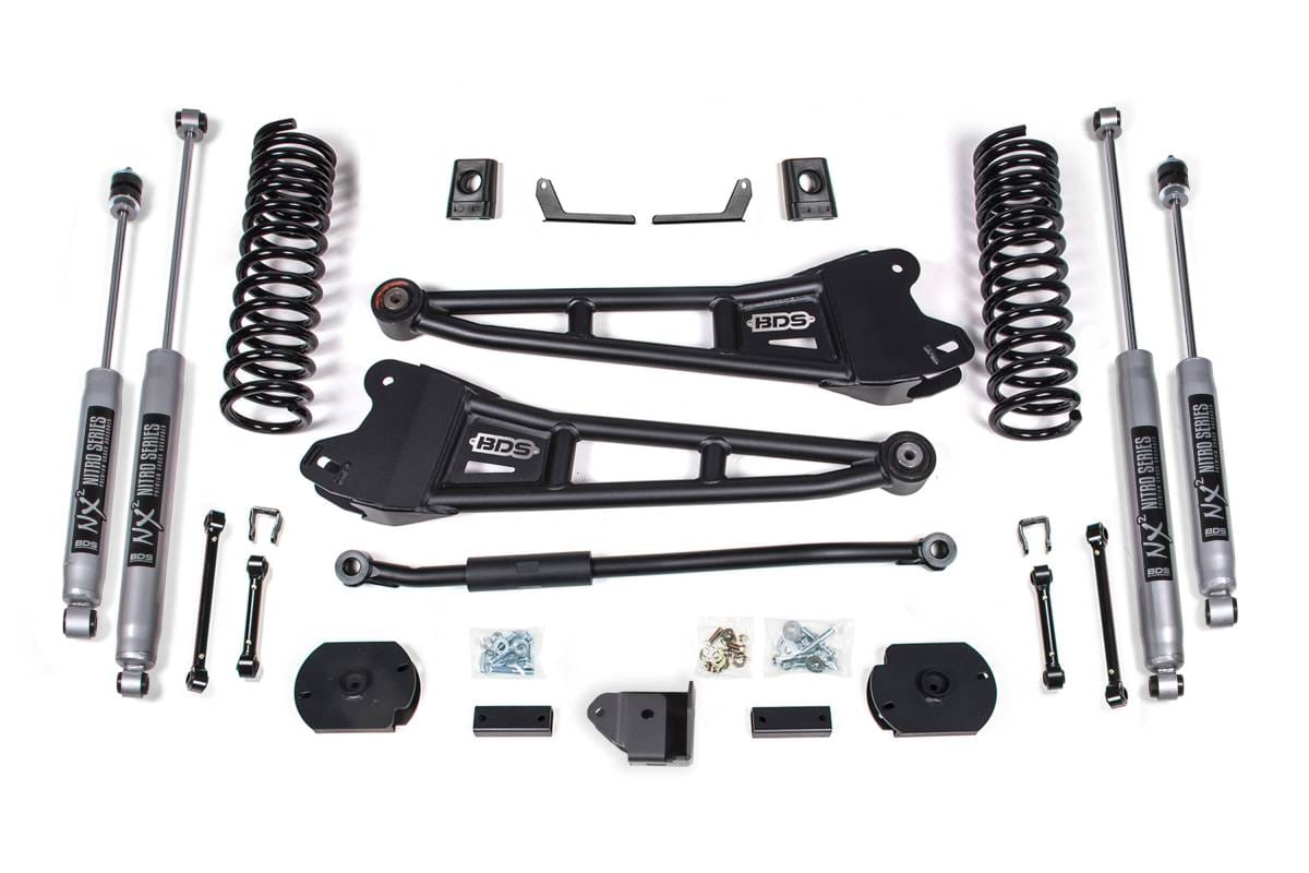 3 Inch Lift Kit | Ram 2500 Diesel w/ Rear Air Ride (2014-2018) 4WD | FOX 2.0 Performance Series Shocks | BDS Suspension