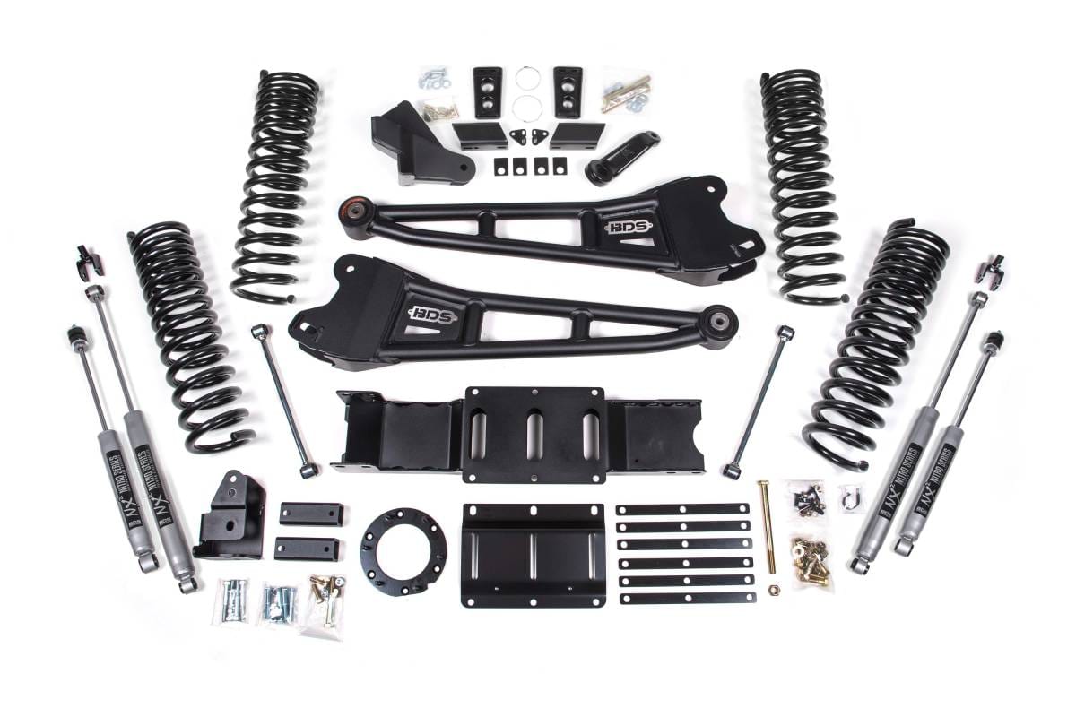 5.5 Inch Lift Kit w/ Radius Arm | Ram 2500 (2019-2026) 4WD Gas | FOX 2.5 Performance Elite Shocks | BDS Suspension