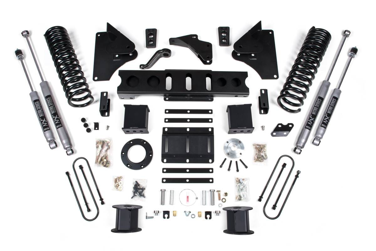 6 Inch Lift Kit | Ram 3500 w/ Rear Air Ride (2013-2018) 4WD Diesel | 6-Bolt Indexing Ring | FOX 2.0 Performance Series | BDS Suspension