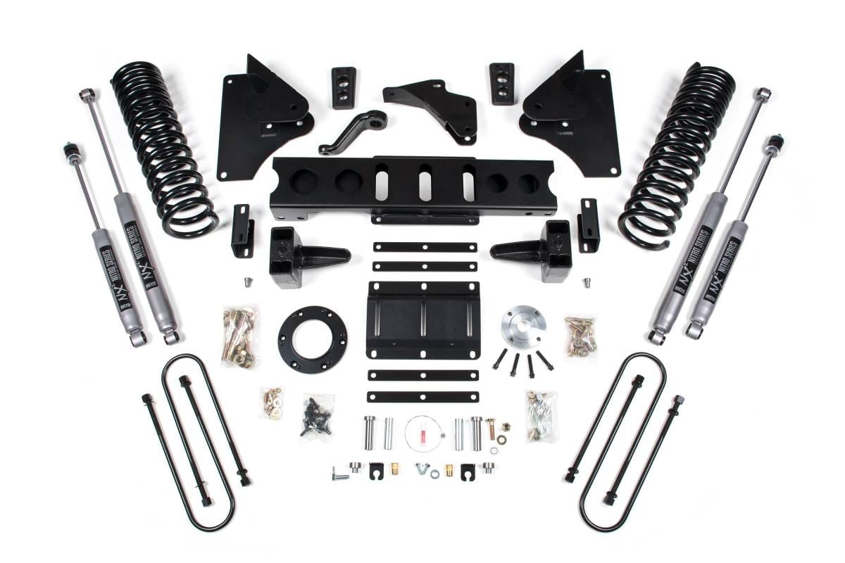 5.5 Inch Lift Kit | Ram 3500 (2013-2018) 4WD Gas | 4 Inch Block Kit | FOX 2.0 Performance Series | BDS Suspension
