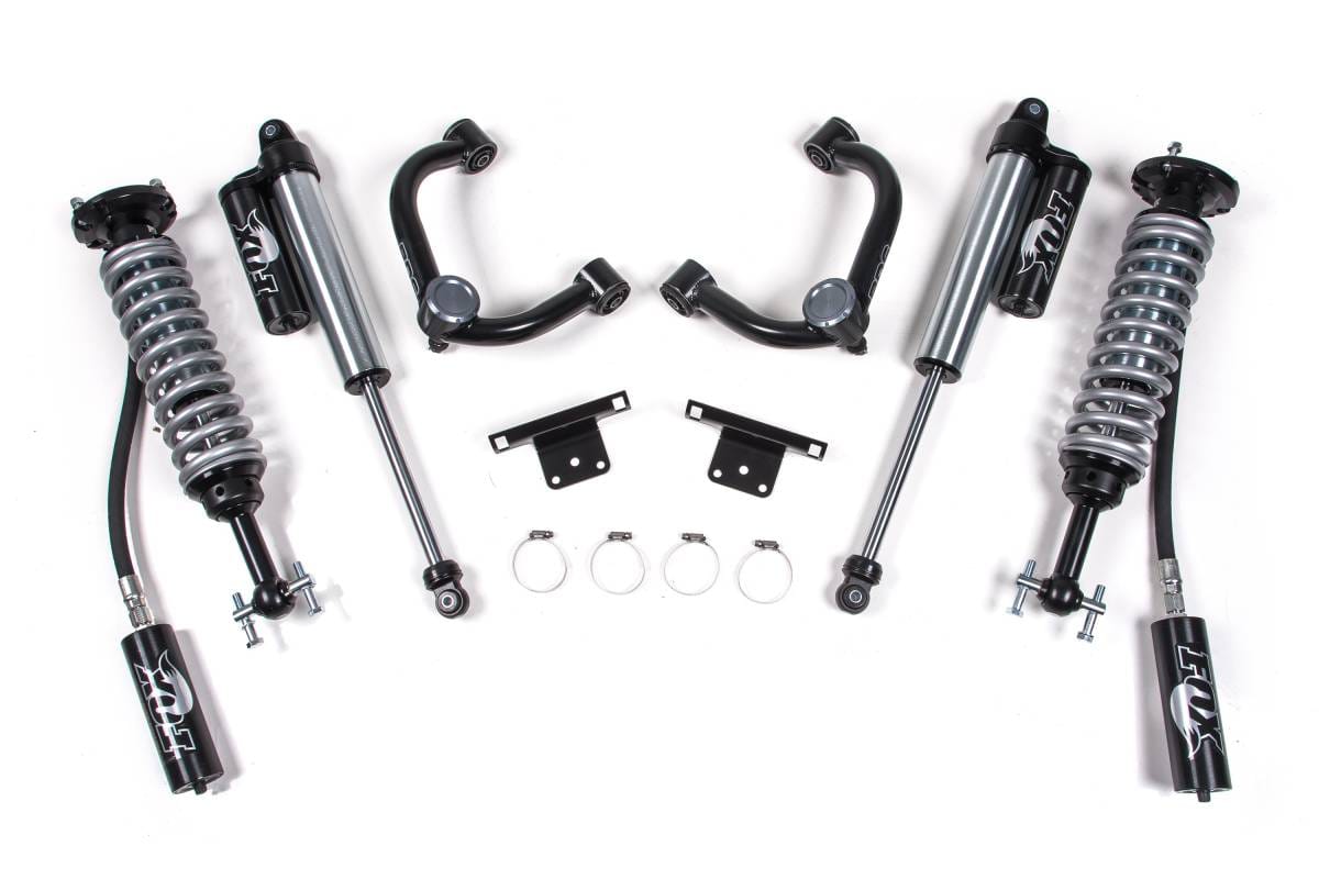 2 Inch Leveling Kit | FOX 2.5 Coilover w/ DSC & FOX 2.5 Piggyback DSC Rear | Ford F150 (2014-2020) 4WD | BDS Suspension