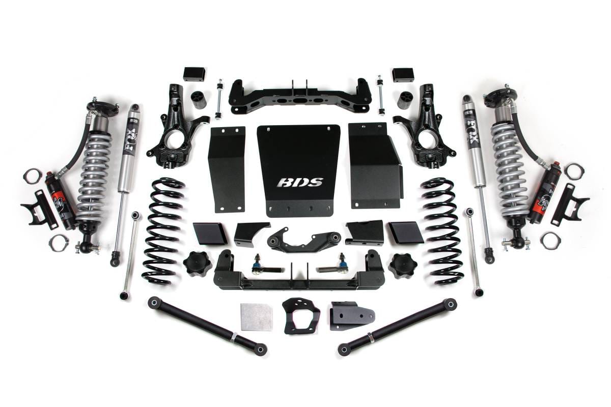 6 Inch Lift Kit | FOX 2.5 Performance Elite Coilover | Chevy/GMC Suburban, Tahoe, Yukon/XL 1500 (2015-2019) 4WD | Cast Steel Control Arm | BDS Suspension