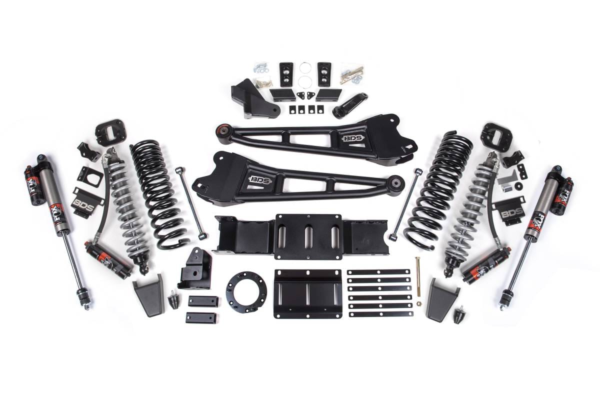 6 Inch Lift Kit w/ Radius Arm | FOX 2.5 Coil-Over Conversion Performance Elite | Ram 2500 (2019-2024) 4WD Diesel | Rubber Bump Stop | BDS Suspension