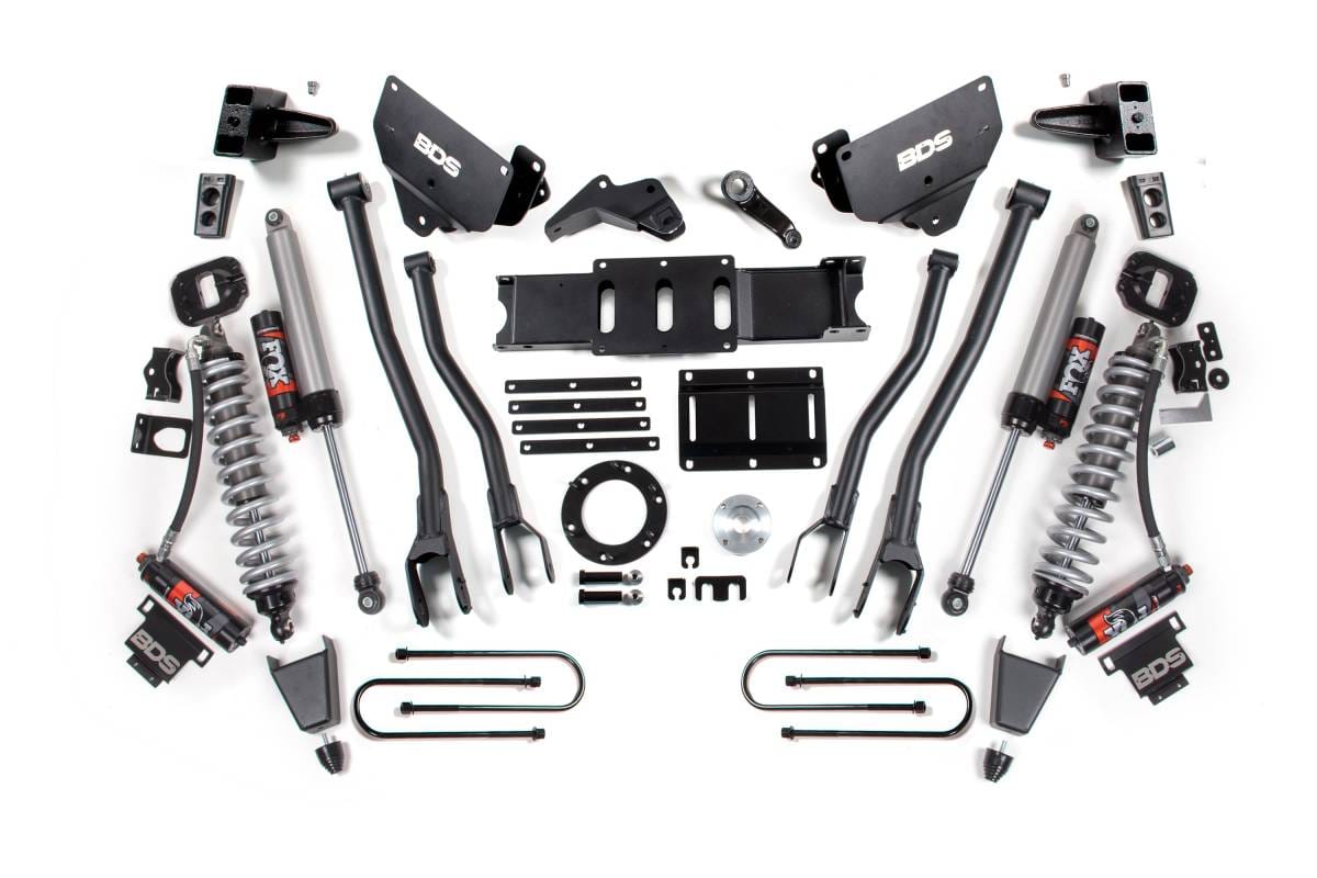 6 Inch 4-Link Lift Kit | FOX 2.5 Performance Elite Coil-Over Conversion | Ram 3500 4WD Diesel (2013-2018) | FOX 2.0 Hydro Bump Stop | 8-Bolt | BDS Suspension
