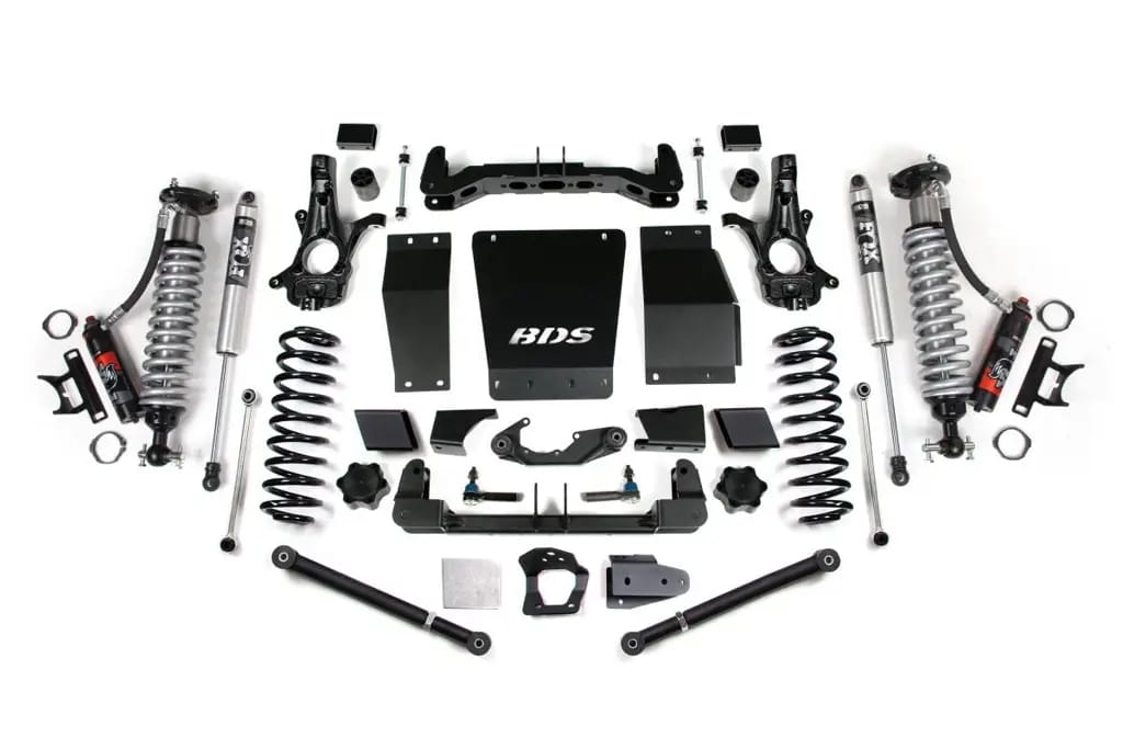 6 Inch Lift Kit | FOX 2.5 Performance Elite Coilover | Chevy/GMC Suburban, Tahoe, Yukon/XL 1500 (2015-2019) 4WD | Cast Steel Control Arm | BDS Suspension