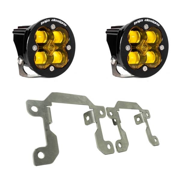 Baja Designs 2019+ Ranger Fog Light Squadron Amber Fog Pocket Kit