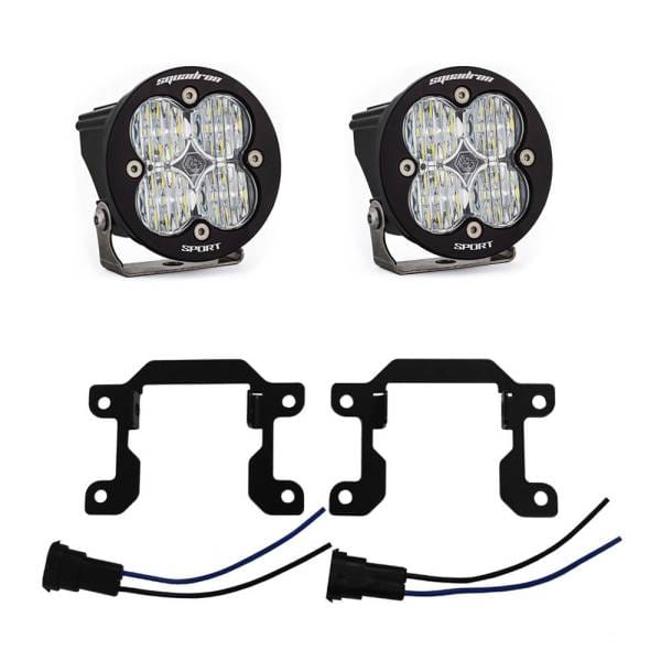Baja Designs 2019+ Ram 2500/3500 Big Horn Sports Fog Pocket Kit W/C - Clear