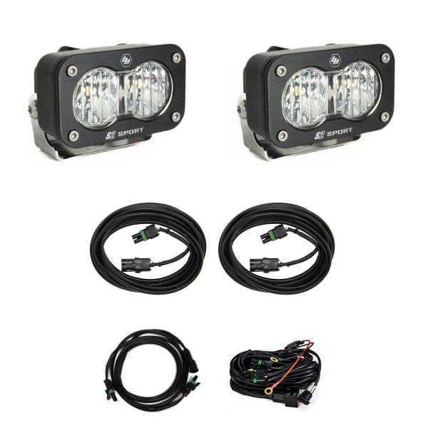 Baja Designs 23-24 Ford F250/F350 Super Duty S2 Sport Dual Reverse Light Kit w/ Toggle