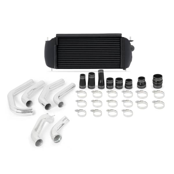 Mishimoto 15-17 Ford F-150 EcoBoost 2.7L Black Performance Intercooler Kit w/ Polished Pipes