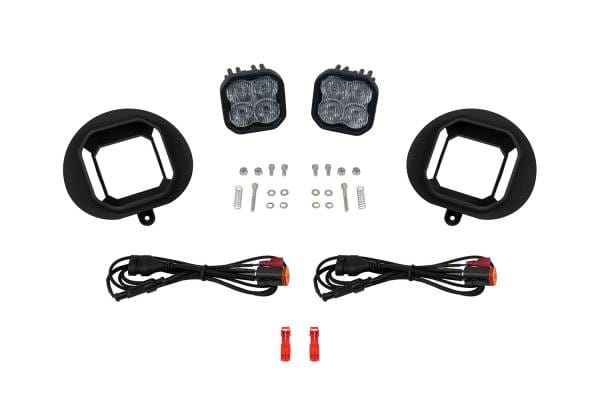 Diode Dynamics SS3 Sport Type Sierra 2003 Kit ABL White SAE Fog