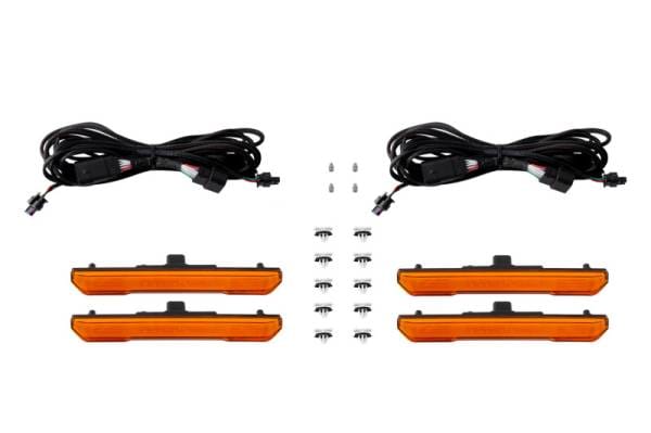 Diode Dynamics 2024 GMC Sierra/Canyon LED Sequential Sidemarkers - Amber