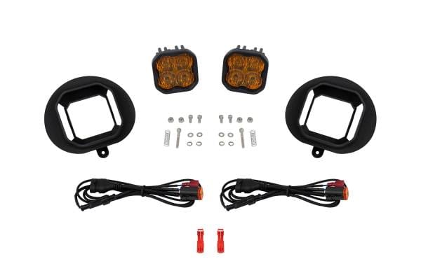 Diode Dynamics SS3 Max Type 2003 Sierra Kit ABL Yellow SAE Fog