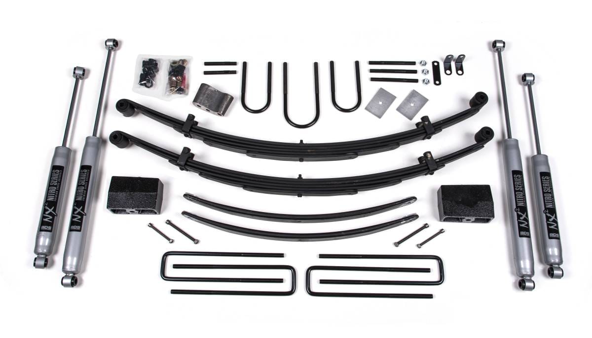 5 Inch Lift Kit | Dodge Ram 1500/2500 (1974-1993) 4WD | w/ NX2 Nitro Series Shocks | BDS Suspension