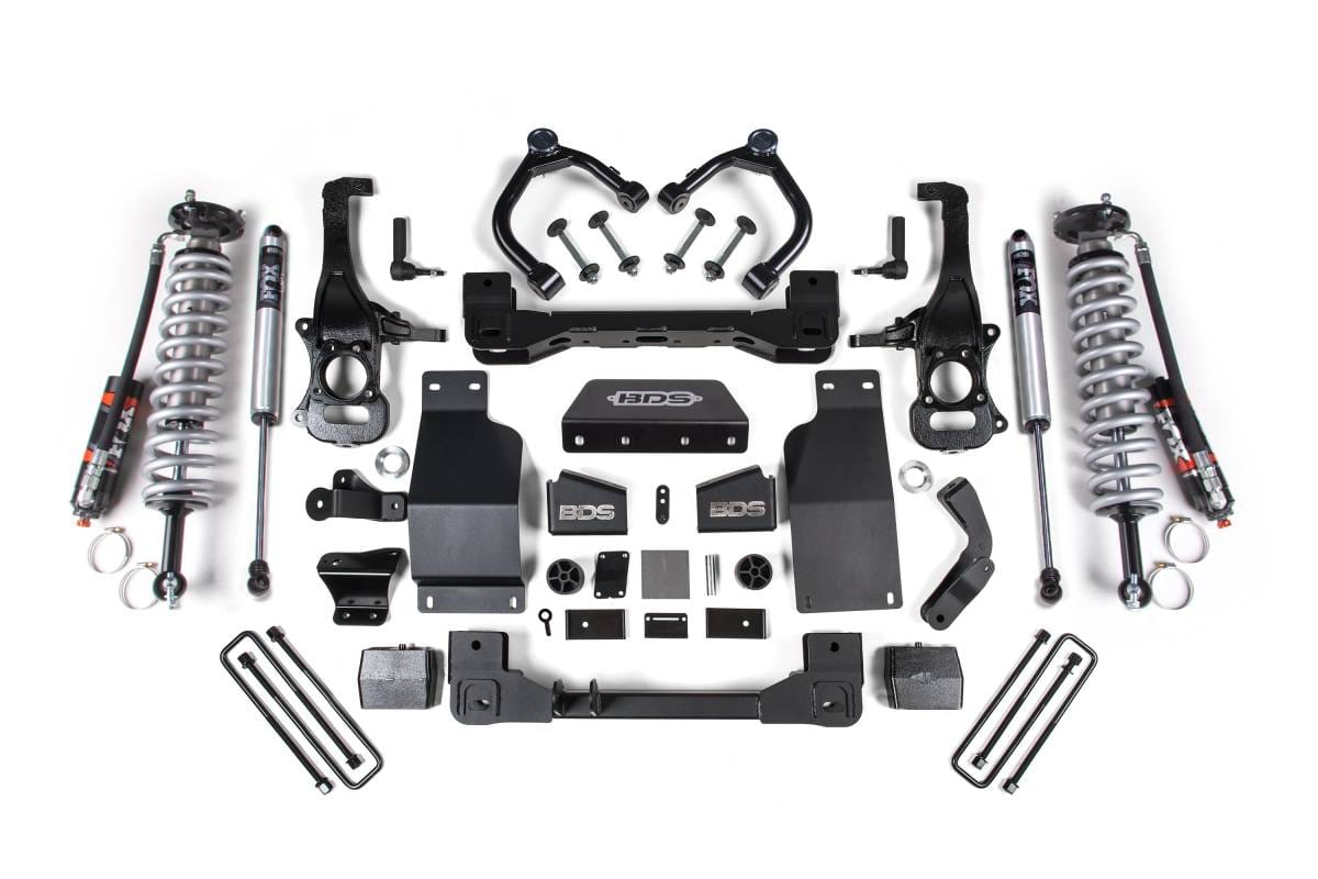 4 Inch Lift Kit | FOX 2.5 Performance Elite Coil-Over | Chevy Trail Boss & GMC AT4 1500 (2020-2026) 4WD Diesel | w/ FOX 2.5 Performance Elite Rear Shocks | BDS Suspension