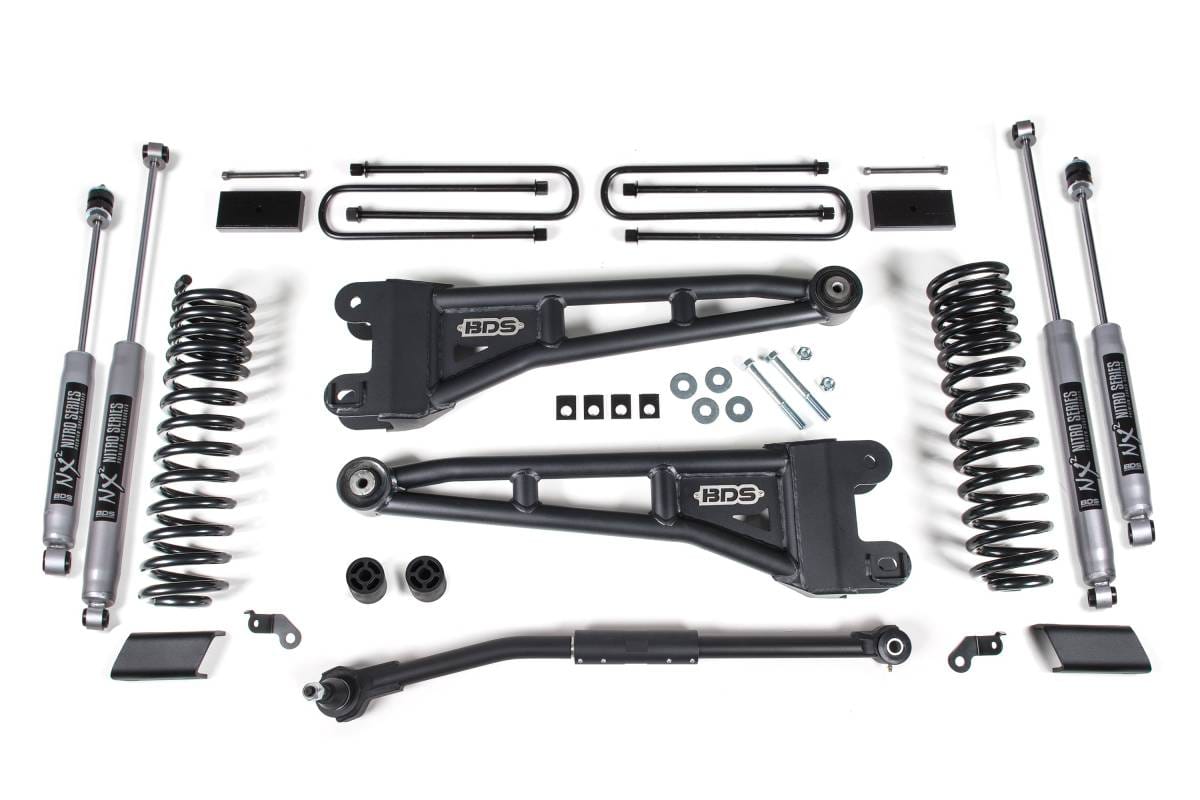 3 Inch Lift Kit w/ Radius Arm | Ford F250/F350 Super Duty (2020-2022) 4WD Diesel | FOX 2.5 Performance Elite Shocks | BDS Suspension