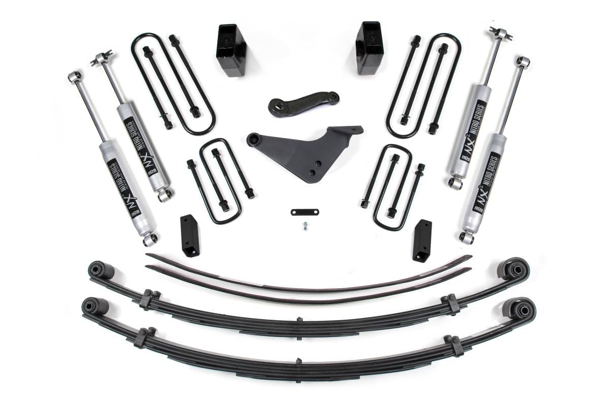 6 Inch Lift Kit | 2000-2005 Ford Excursion 4WD | Block Kit & Add-A-Leaf | NX2 Nitro Series | BDS Suspension