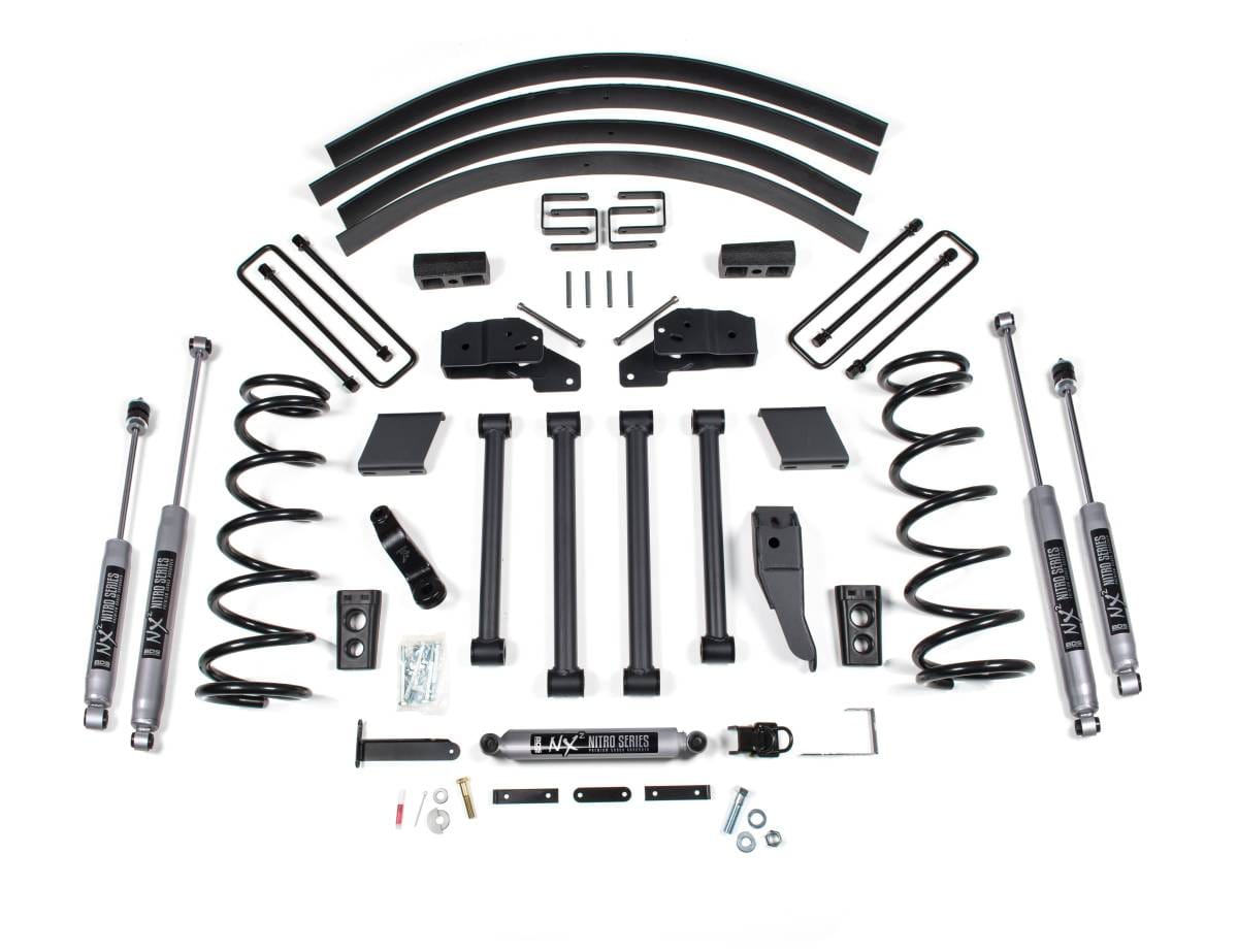 4.5 Inch Lift Kit | Dodge Ram 2500/3500 (1994-1999) 4WD | Block Kit Without Factory Overload | NX2 Nitro Series | BDS Suspension