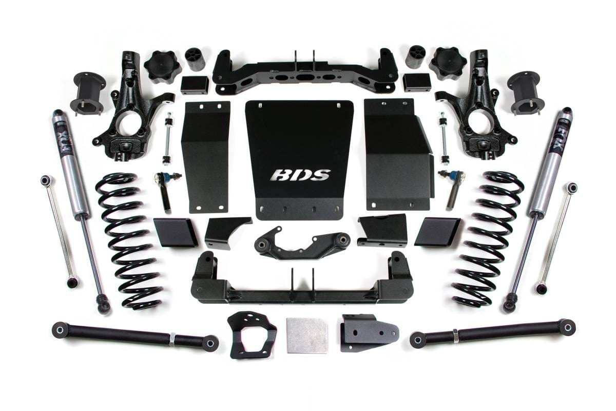 6.5 Inch Lift Kit | 2015-2020 Chevy/GMC Suburban, Tahoe, Yukon 1500 4WD | Aluminum/Stamped Steel Control Arms | NX2 Nitro Series | BDS Suspension
