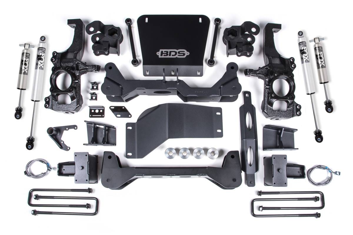6.5 Inch Lift Kit | FOX 2.5 HTO Performance Series | Chevy Silverado / GMC Sierra 2500HD/3500HD (2020-2026) 4WD | With Factory Overload | BDS Suspension