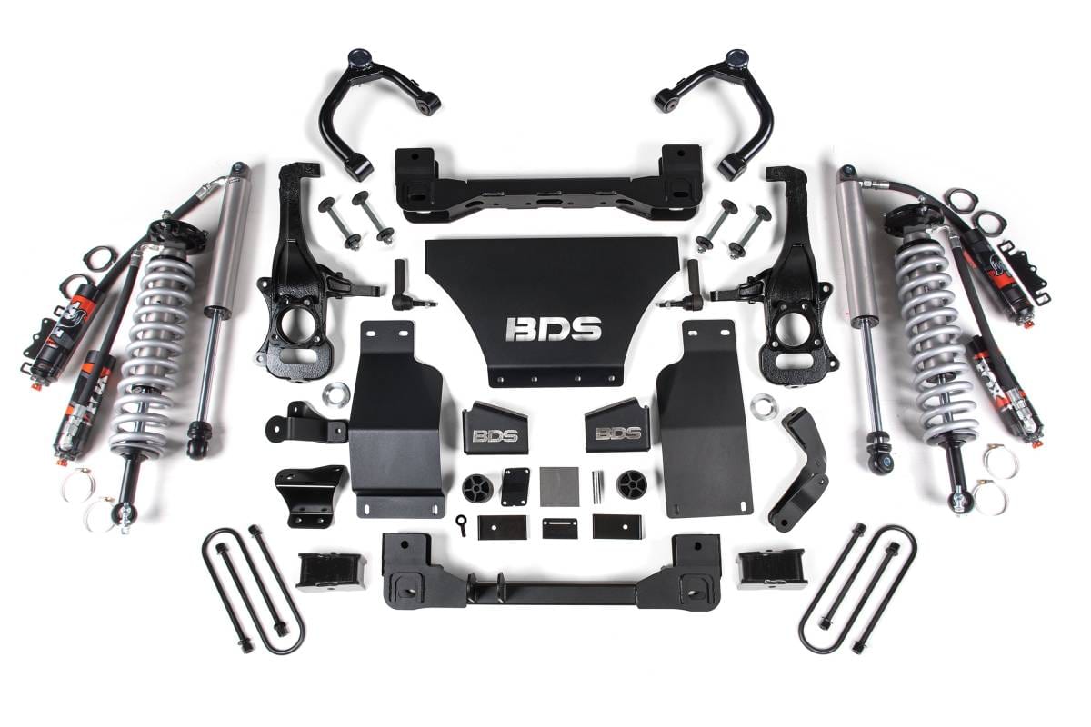 4 Inch Lift Kit | FOX 2.5 Performance Elite Coil-Over | Chevy Silverado / GMC Sierra 1500 (2025-2026) 4WD | w/ FOX 2.0 Performance Series Rear Shocks | BDS Suspension