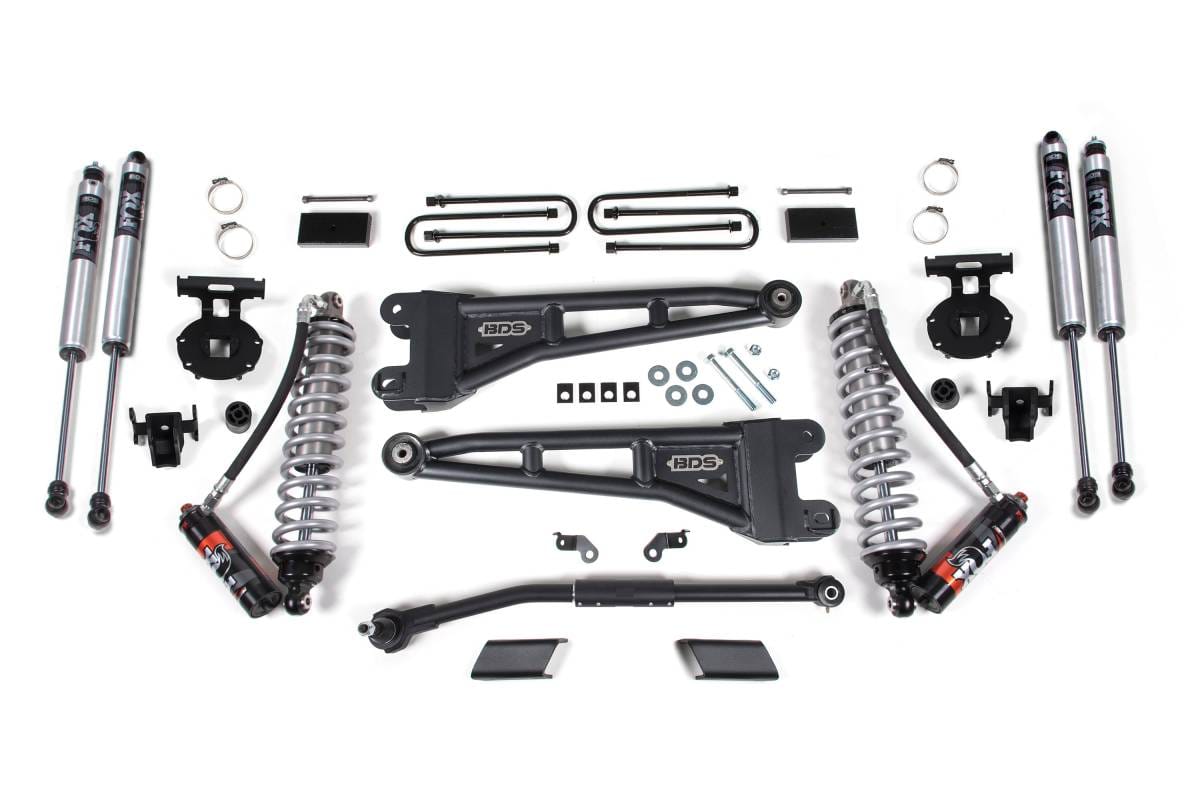 3 Inch Lift Kit w/ Radius Arm | FOX 2.5 Performance Elite Coil-Over Conversion | Ford F250/F350 Super Duty (2020-2022) 4WD Diesel | BDS Suspension