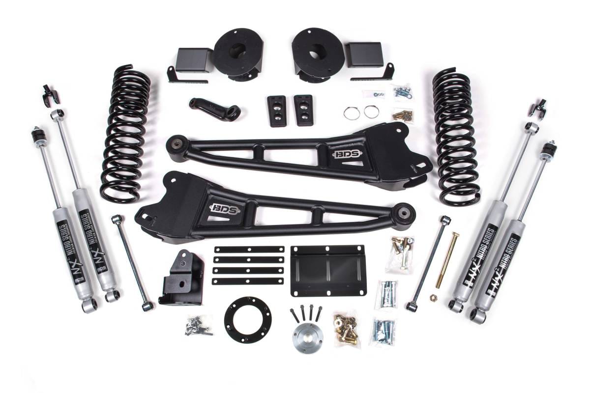 6 Inch Lift Kit w/ Radius Arm | 2014-2018 Ram 2500 Diesel 4WD w/ Rear Air Ride | NX2 Nitro Series Shocks | BDS Suspension