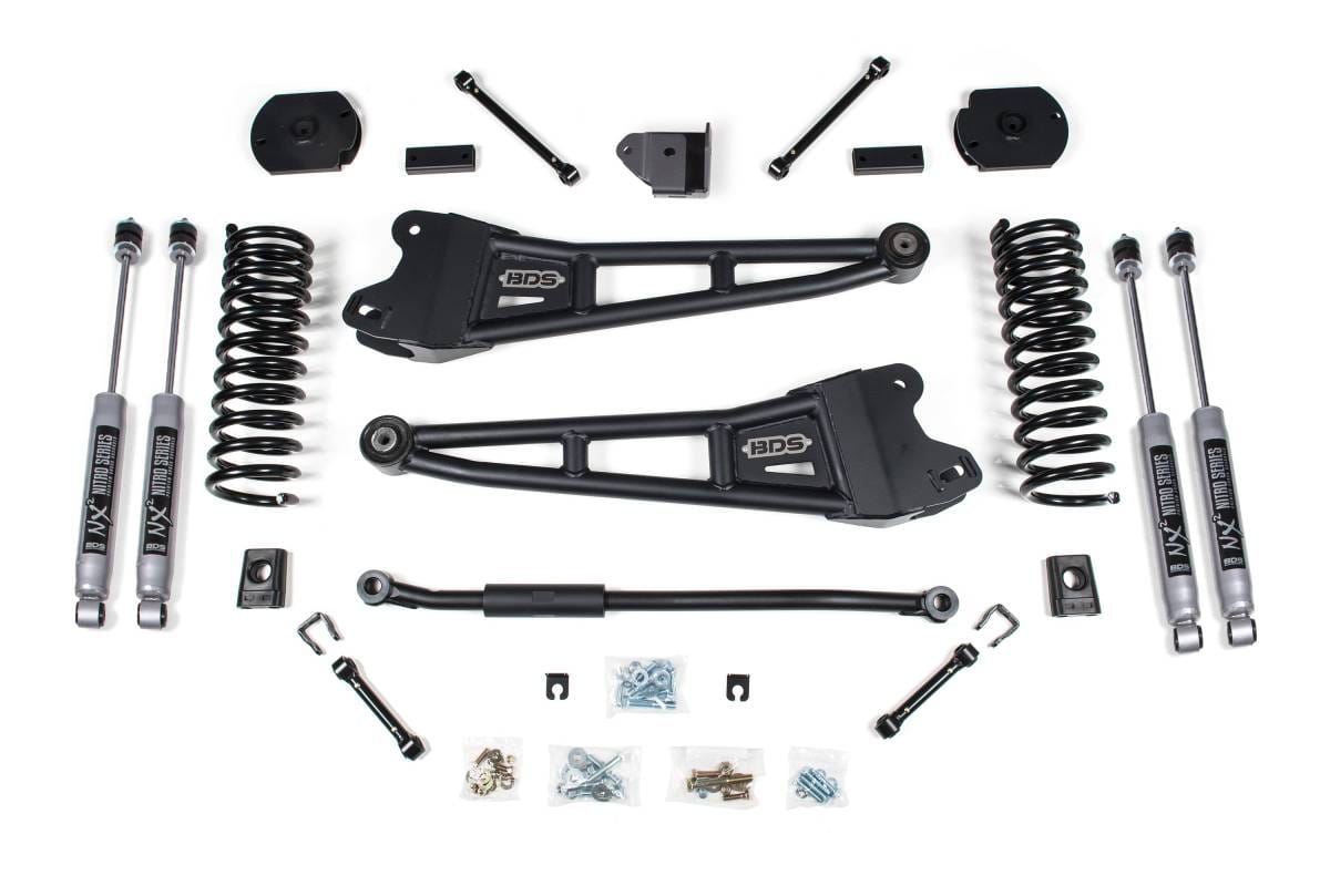 3 Inch Lift Kit w/ Radius Arm | Ram 2500 (2014-2018, 2025) 4WD Diesel | FOX 2.5 Performance Elite | BDS Suspension