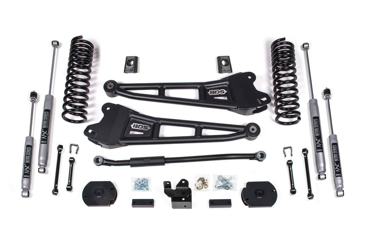 3 Inch Lift Kit w/ Radius Arms | Ram 2500 (2019-2024) 4WD Diesel | FOX 2.5 Performance Elite Shocks | BDS Suspension