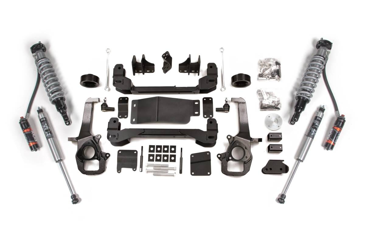 4 Inch Lift Kit | FOX 2.5 Performance Elite Coil-Over | Ram 1500 (2012) 4WD | 2 Inch Coil Spacer & FOX 2.5 Performance Elite Rear | BDS Suspension